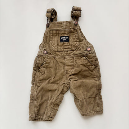 Brown Corduroy Overalls (0-3M)