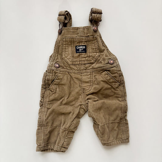 Brown Corduroy Overalls (0-3M)