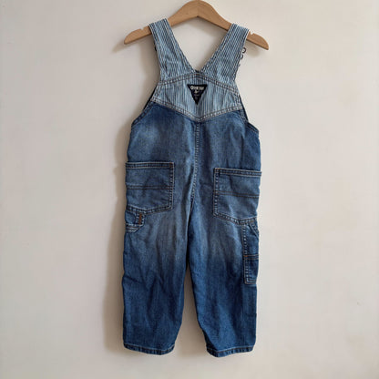 Striped Overalls (2T)