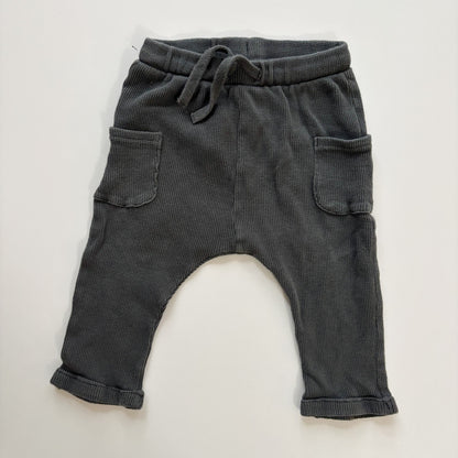 Grey Waffle Pants (12-18M)