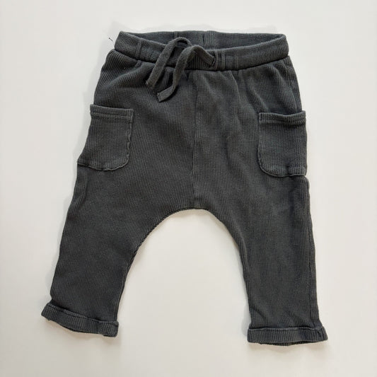 Grey Waffle Pants (12-18M)