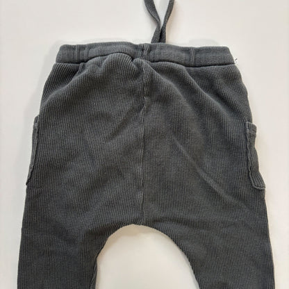 Grey Waffle Pants (12-18M)