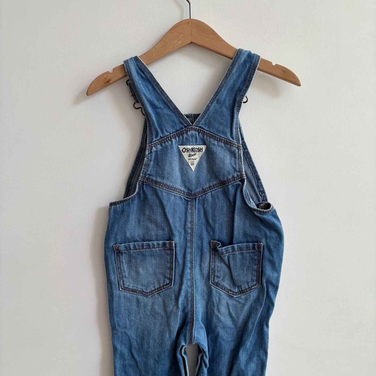 Floral Embroidered Overalls (18M)