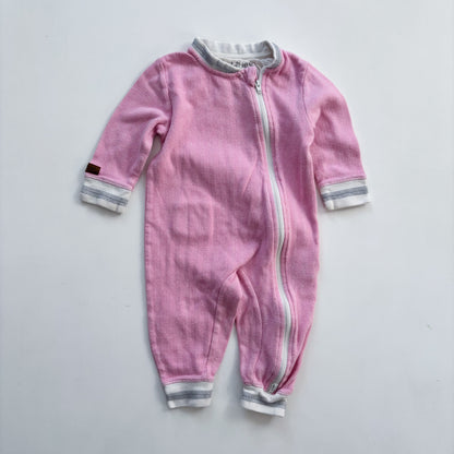 Pink Footless Sleeper (3-6M)