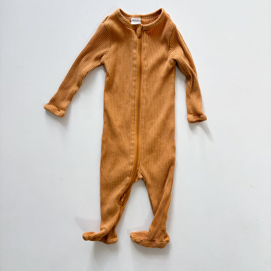 Yellow Ribbed Sleeper (0-3M)