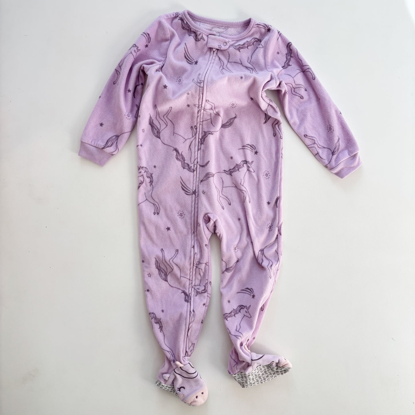 Unicorn Fleece Sleeper (3T)
