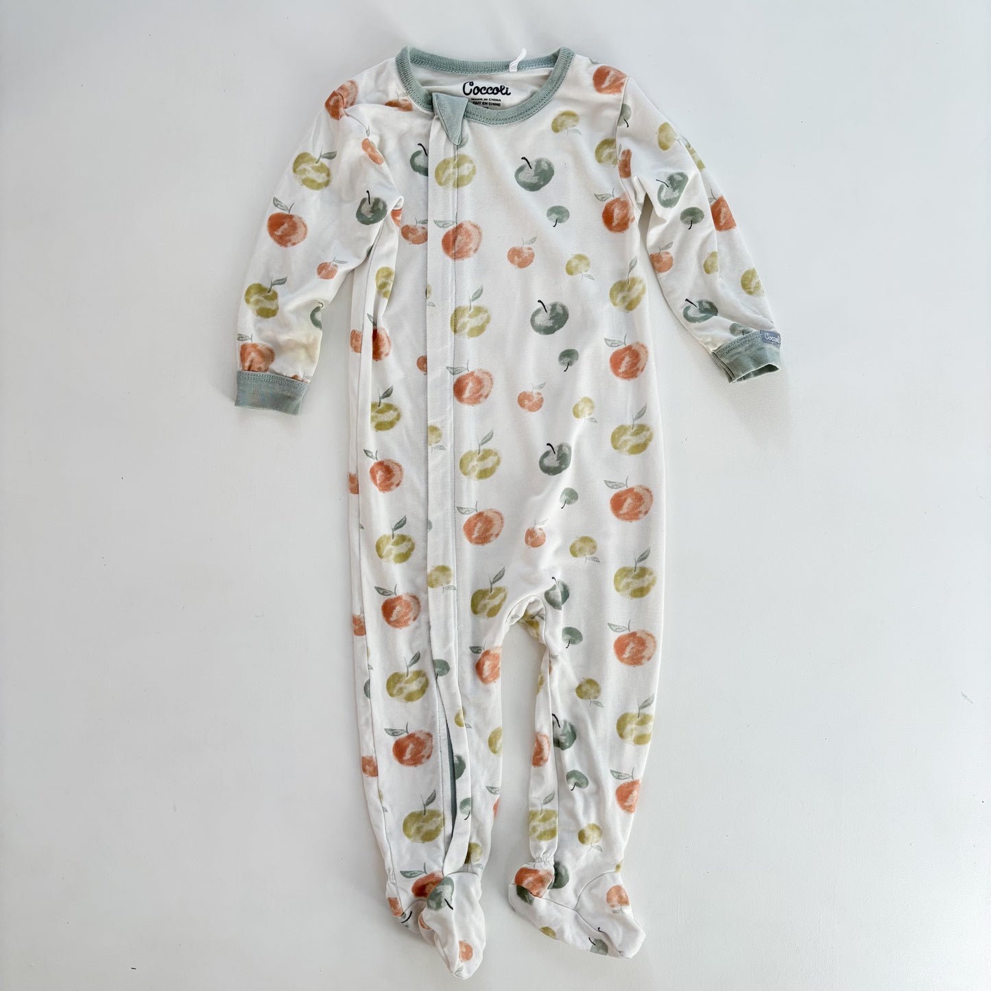 Pastel Apple Sleeper (6-9M)