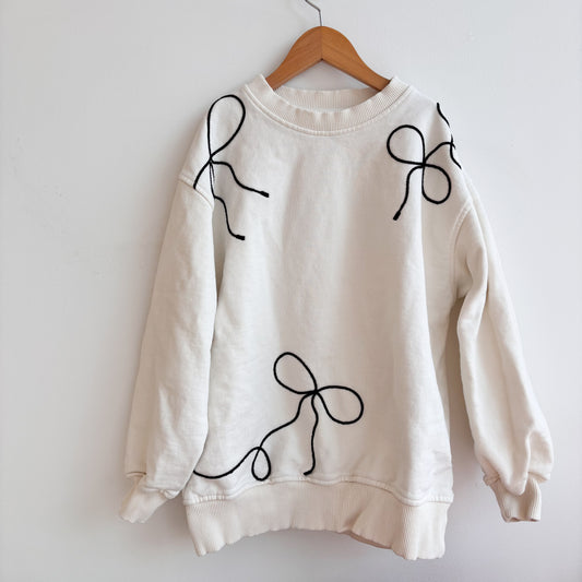 Cream Bow Sweatshirt (12/13Y)