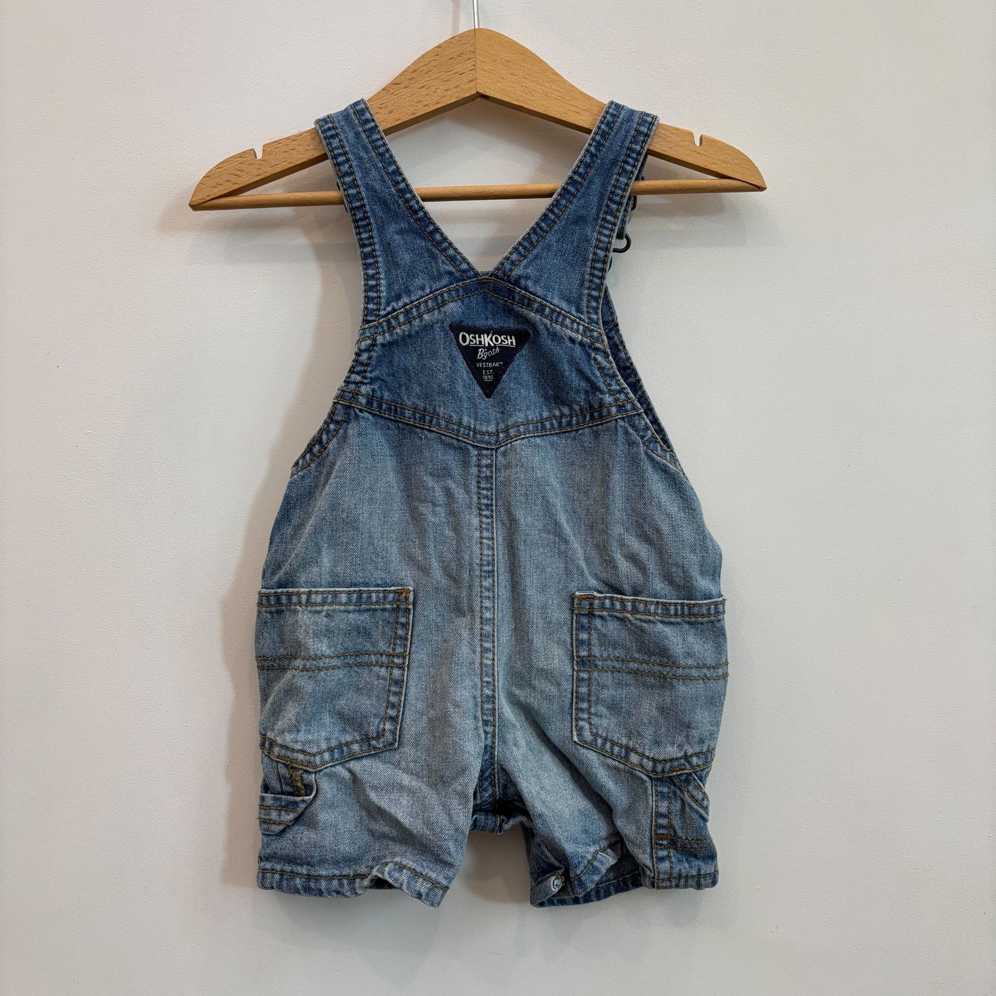 Denim Shortalls (6-9M)