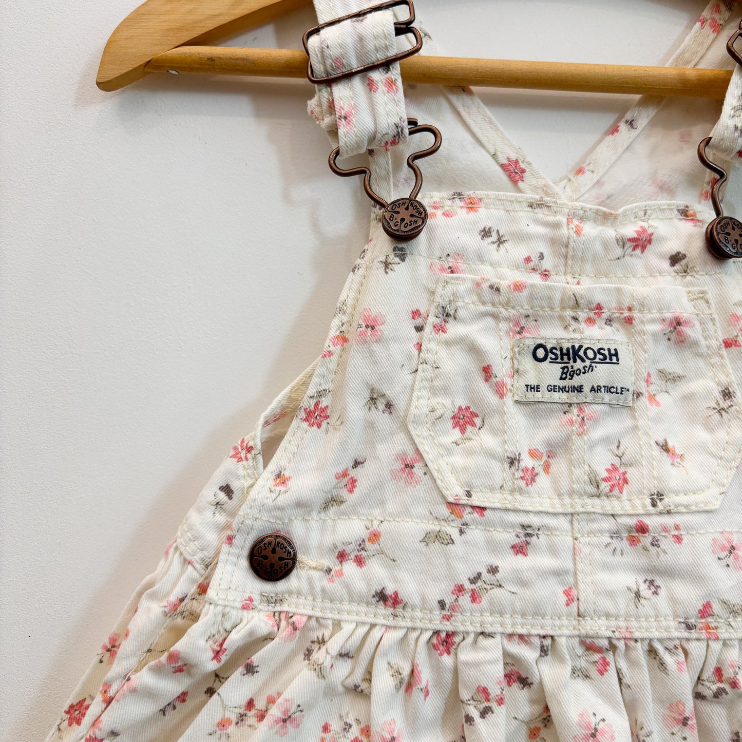 White Floral Skirtall (6-9M)