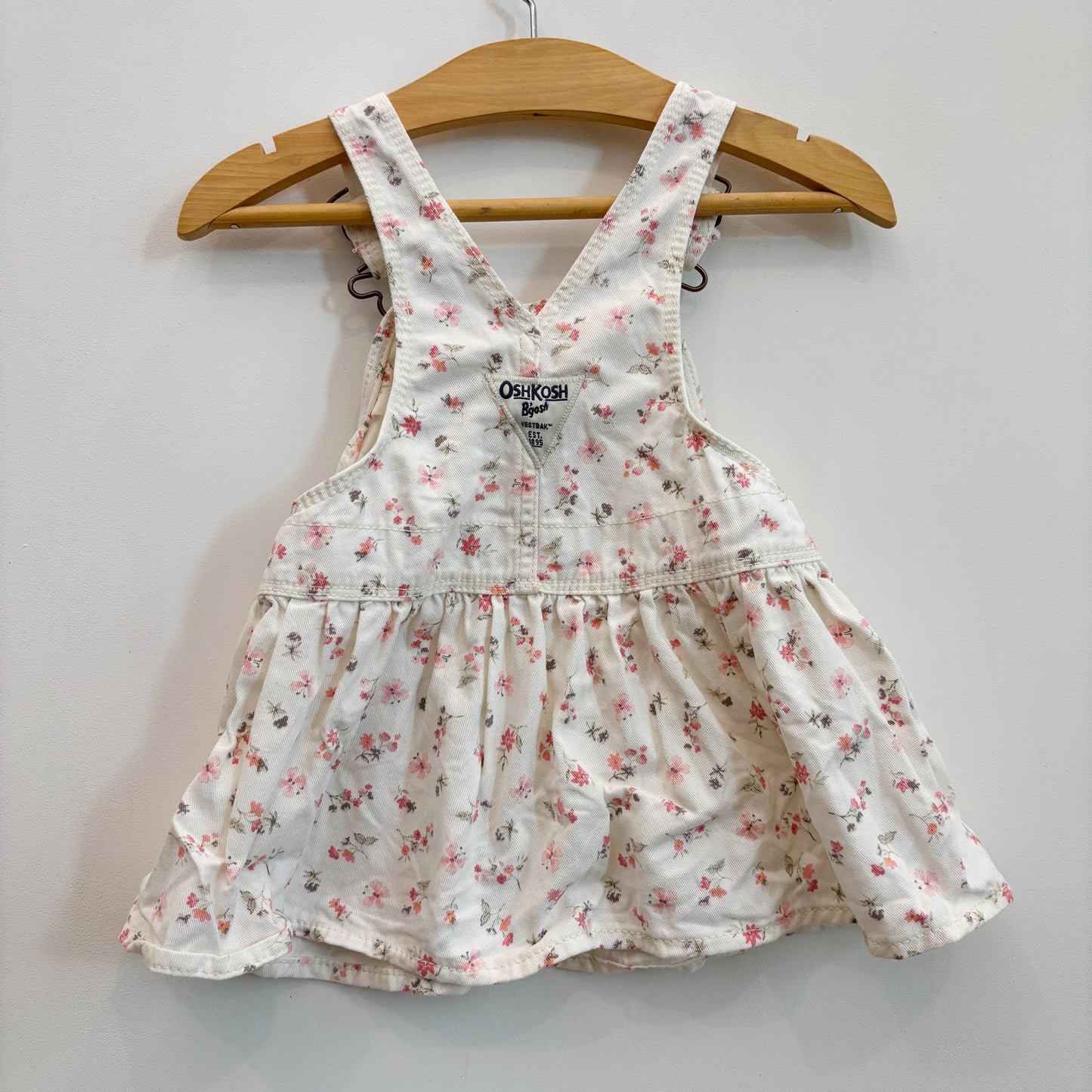 White Floral Skirtall (6-9M)