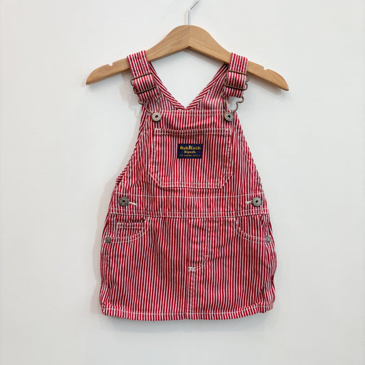 Red Striped Skirtall (18M)