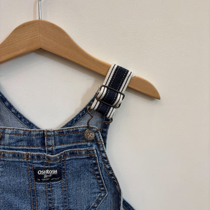 Striped Strap Overalls (24M)
