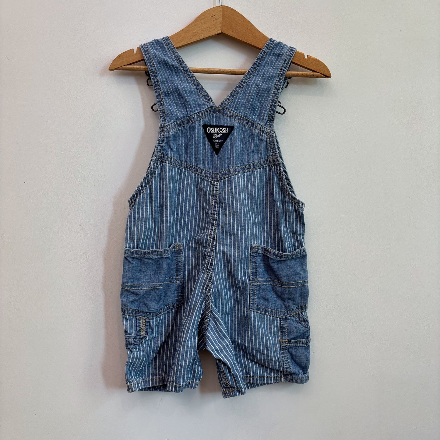 Striped Shortalls (2T)