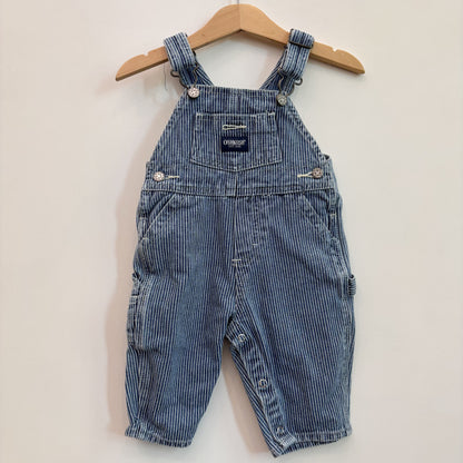Striped Overalls (6-9M)