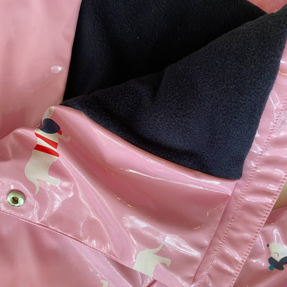 Pink Dog Raincoat (18M)