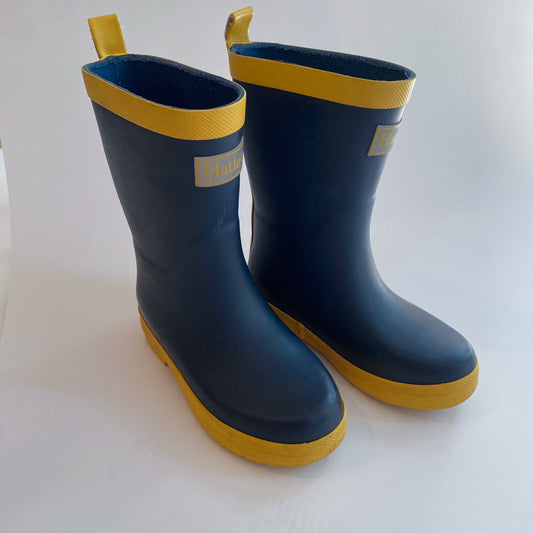 Blue + Yellow Rain Boots (10C)