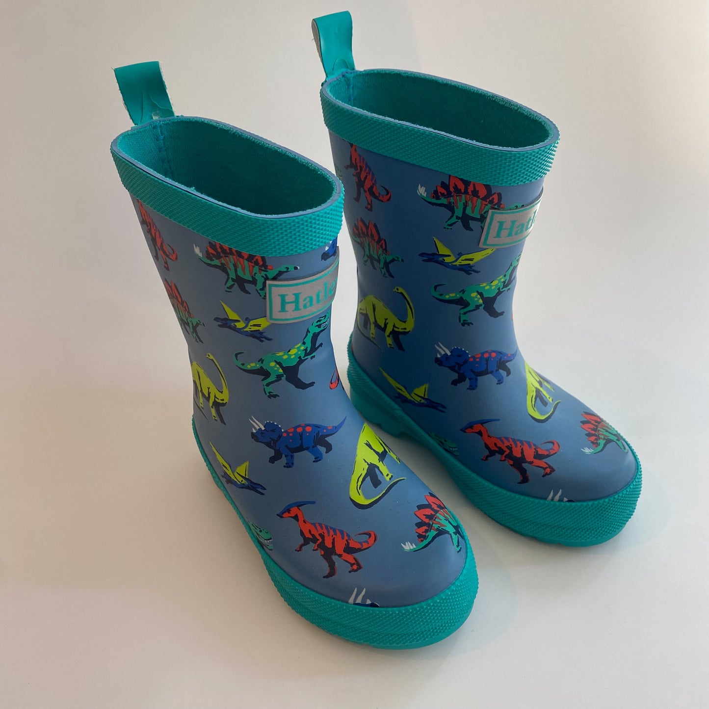 Blue Dino Rain Boots (7C)