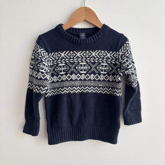 Blue + White Sweater (2T)