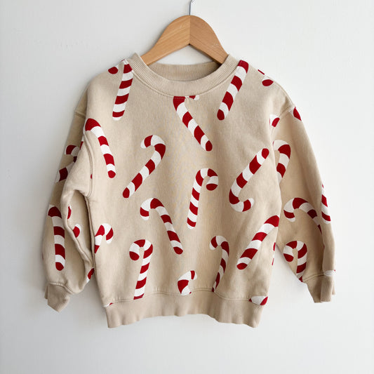 Candycane Sweatshirt (3/4T)