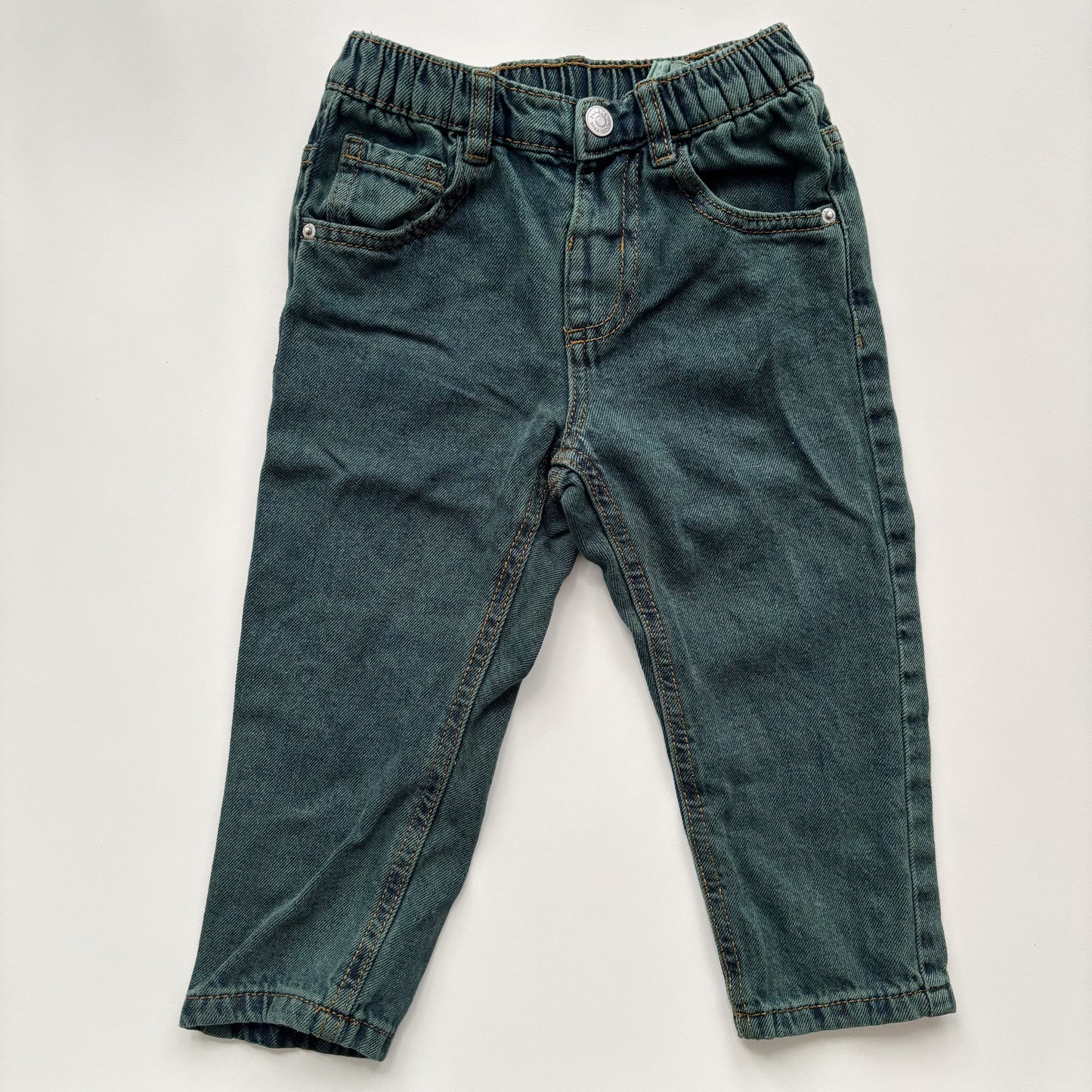 Green Denim Pants (2-3Y)