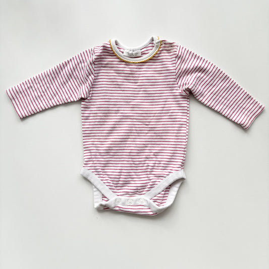 Pink Striped Bodysuit (3-6M)