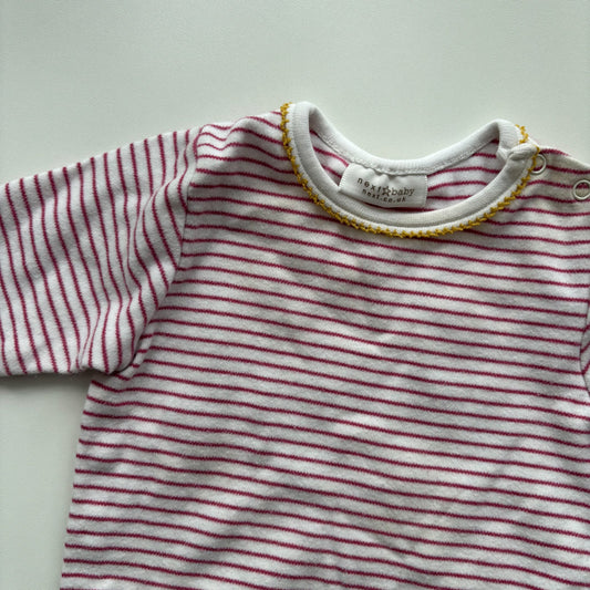 Pink Striped Bodysuit (3-6M)