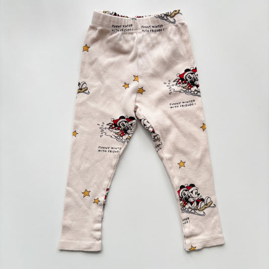 Ribbed Christmas Character Leggings (2T)