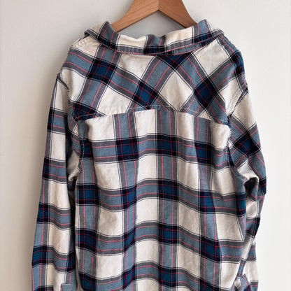 Soft Plaid Button-Up  (11-12Y)