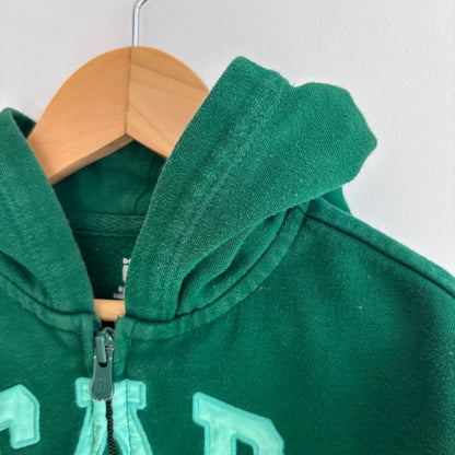 Green Logo Zip Hoodie (3Y)