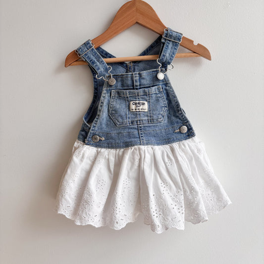 White Lace Skirtall (6-9M)