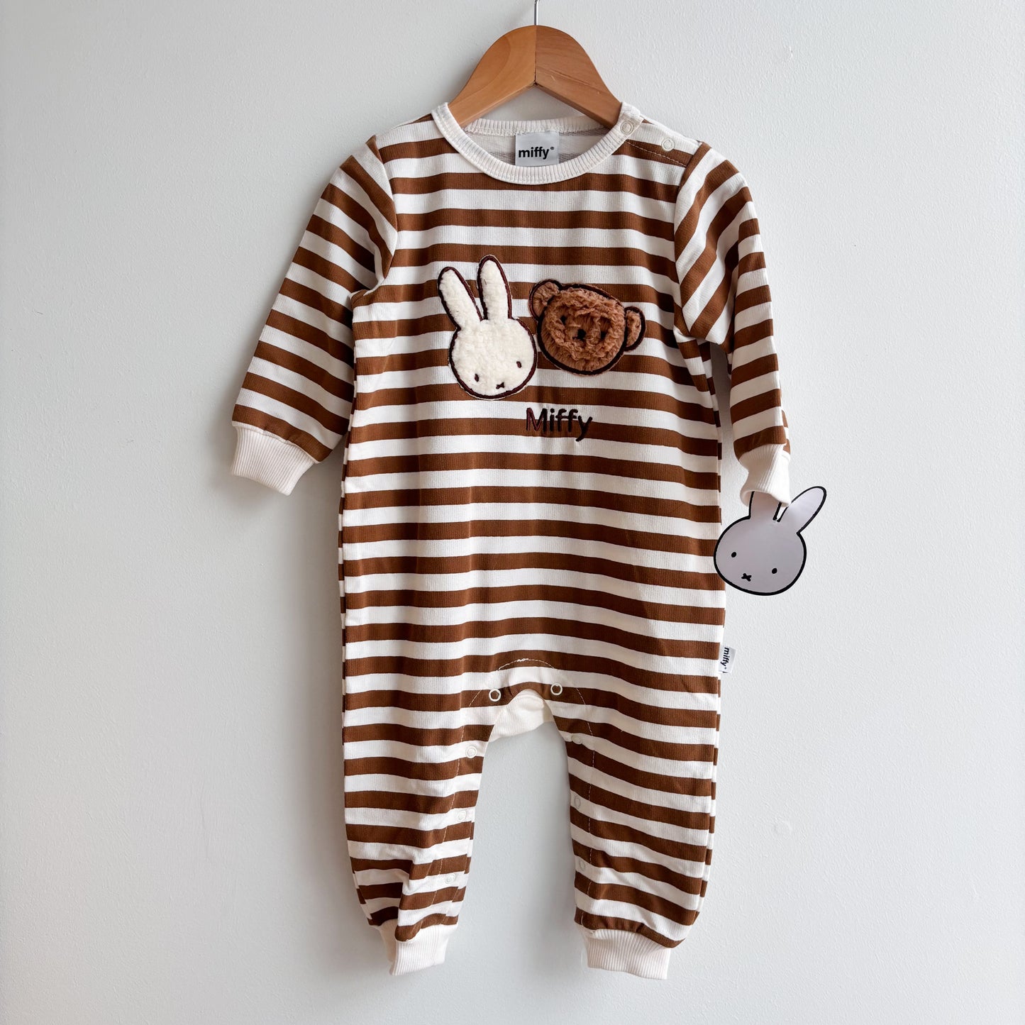 Striped Character Romper (12M)