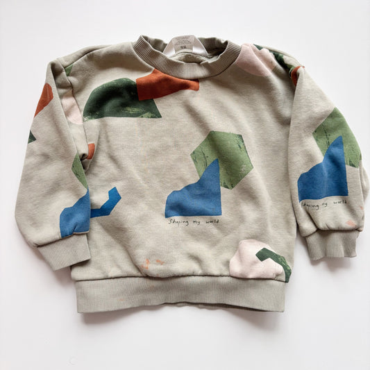 PLAY - Abstract Shapes Lightweight Sweatshirt (2-3Y)