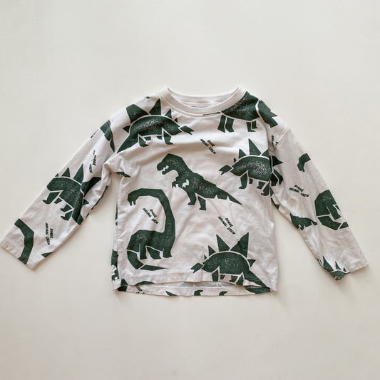 Cream Dino Tee (3T)