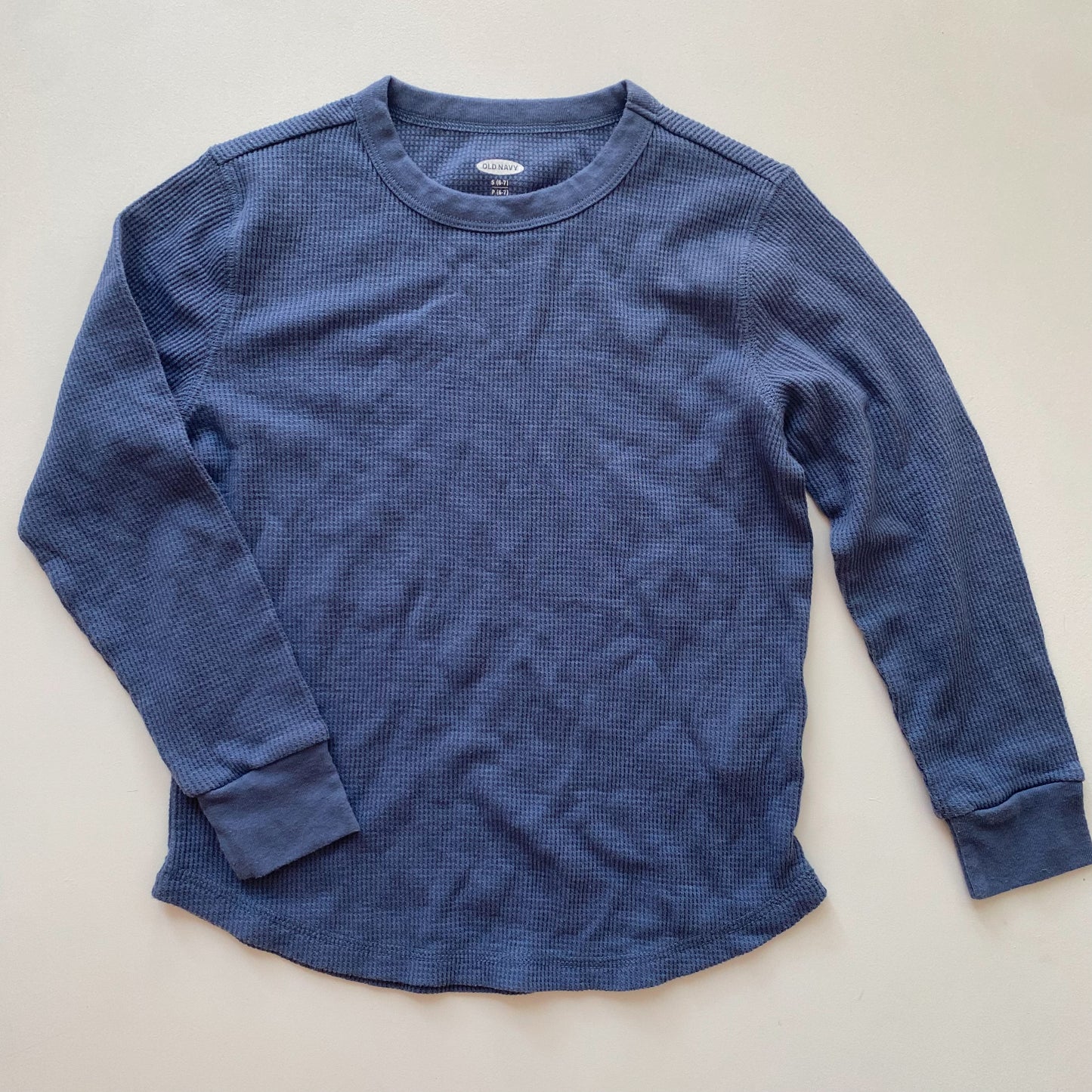 Super-soft Blue Ribbed Shirt (7Y)