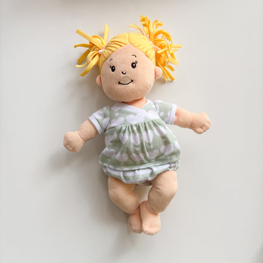 Soft Doll with Pigtails