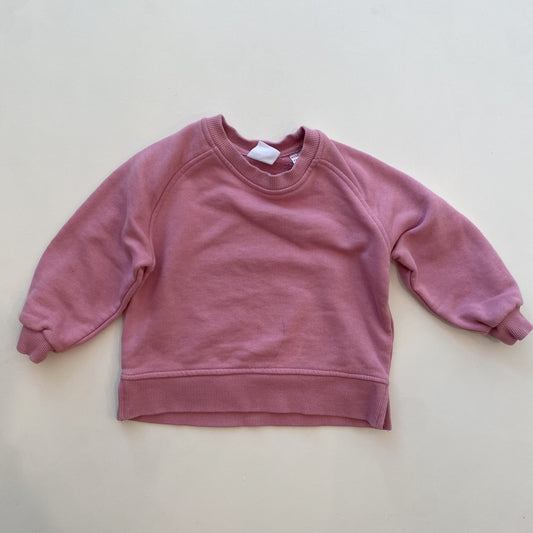 Pink Crew Neck Sweatshirt (18-24M)