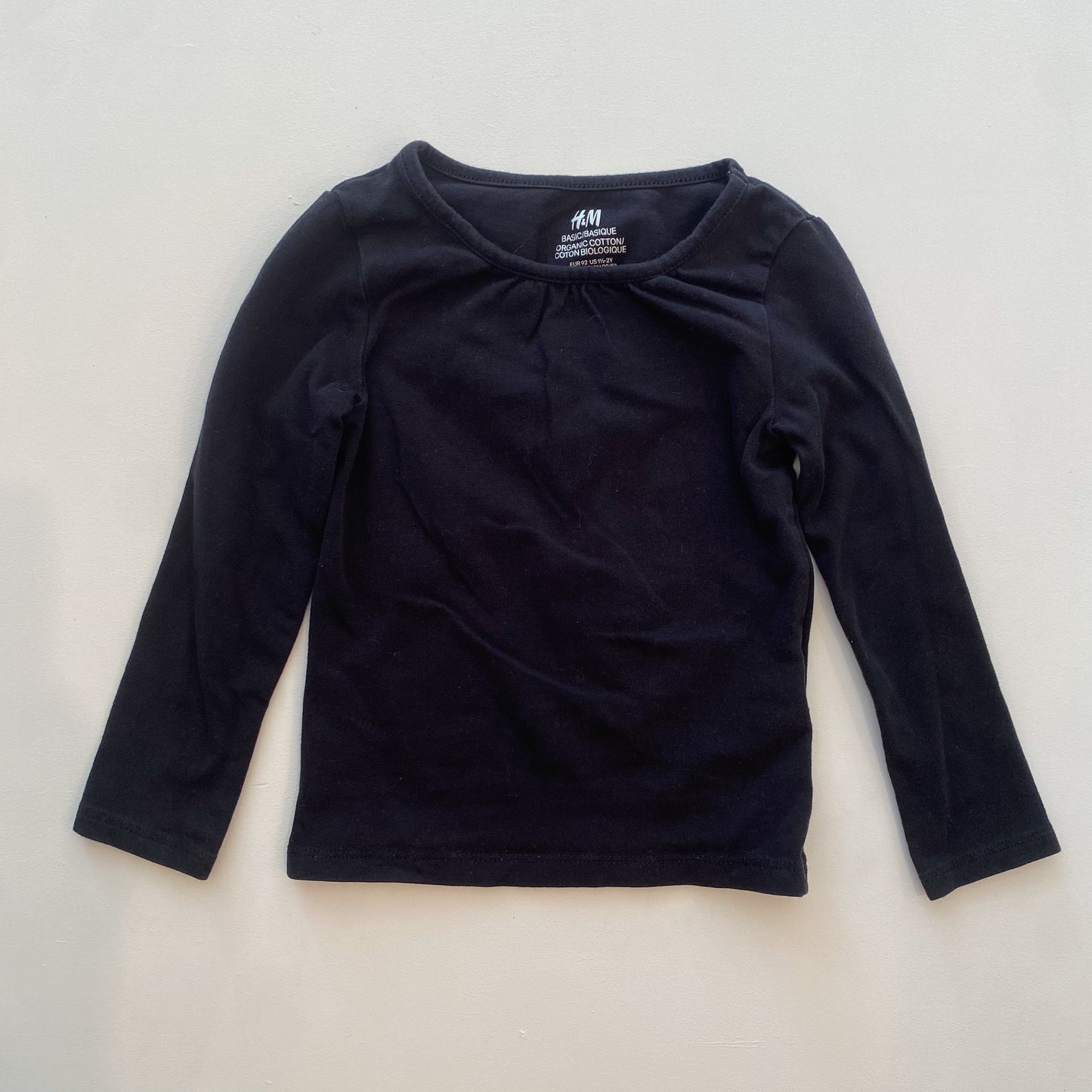 Black Long Sleeved Shirt (18-24M)