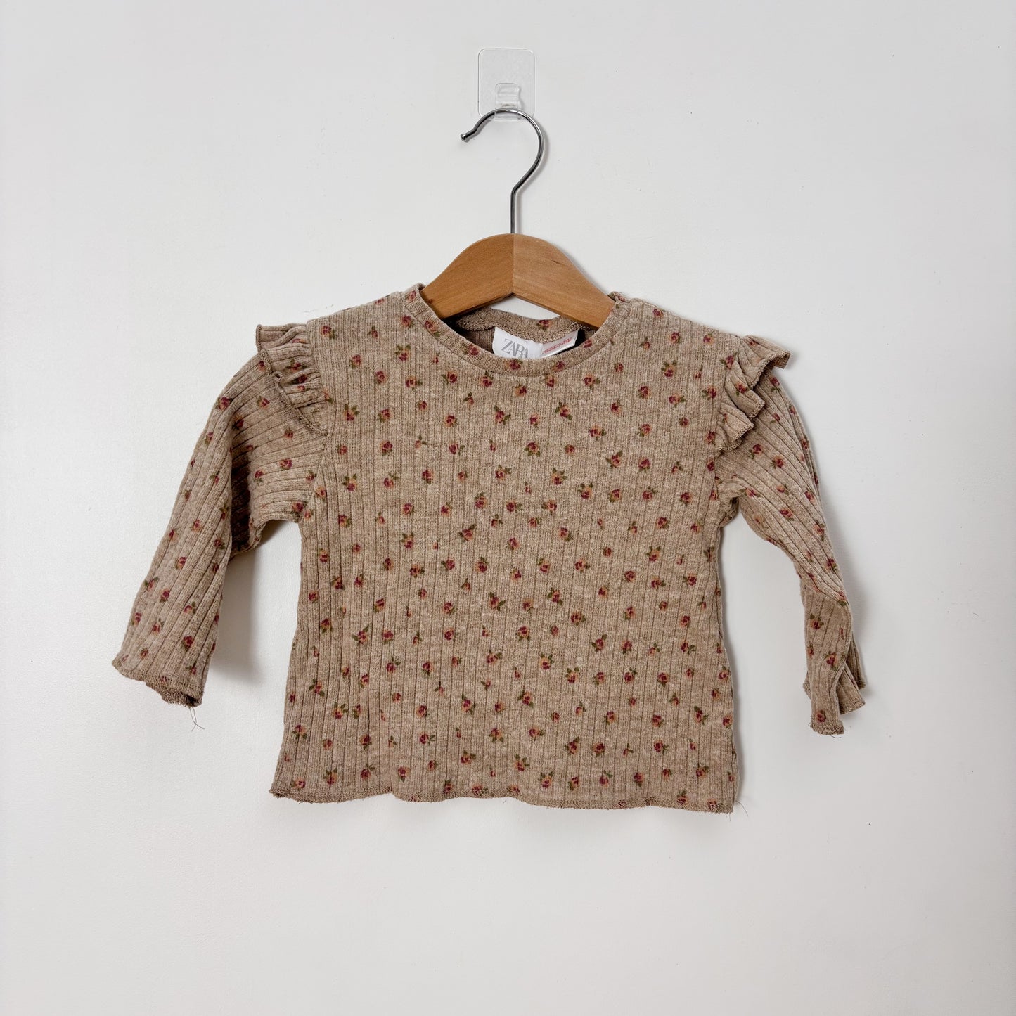 Soft Floral Long Sleeve Shirt (9-12M)