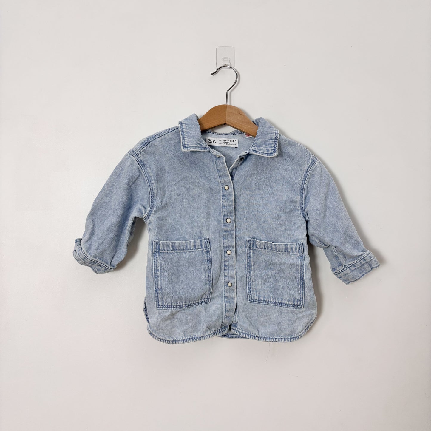 Denim Snap-Up Shirt (12-18M)