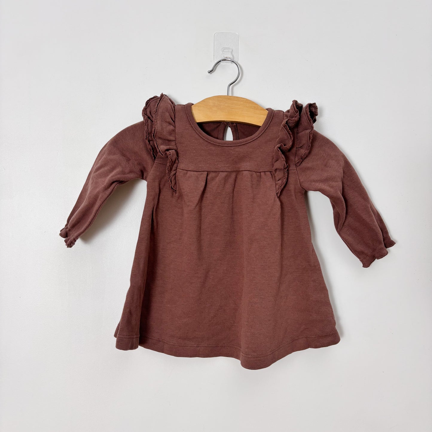 Brown Organic Cotton Dress (3-6M)