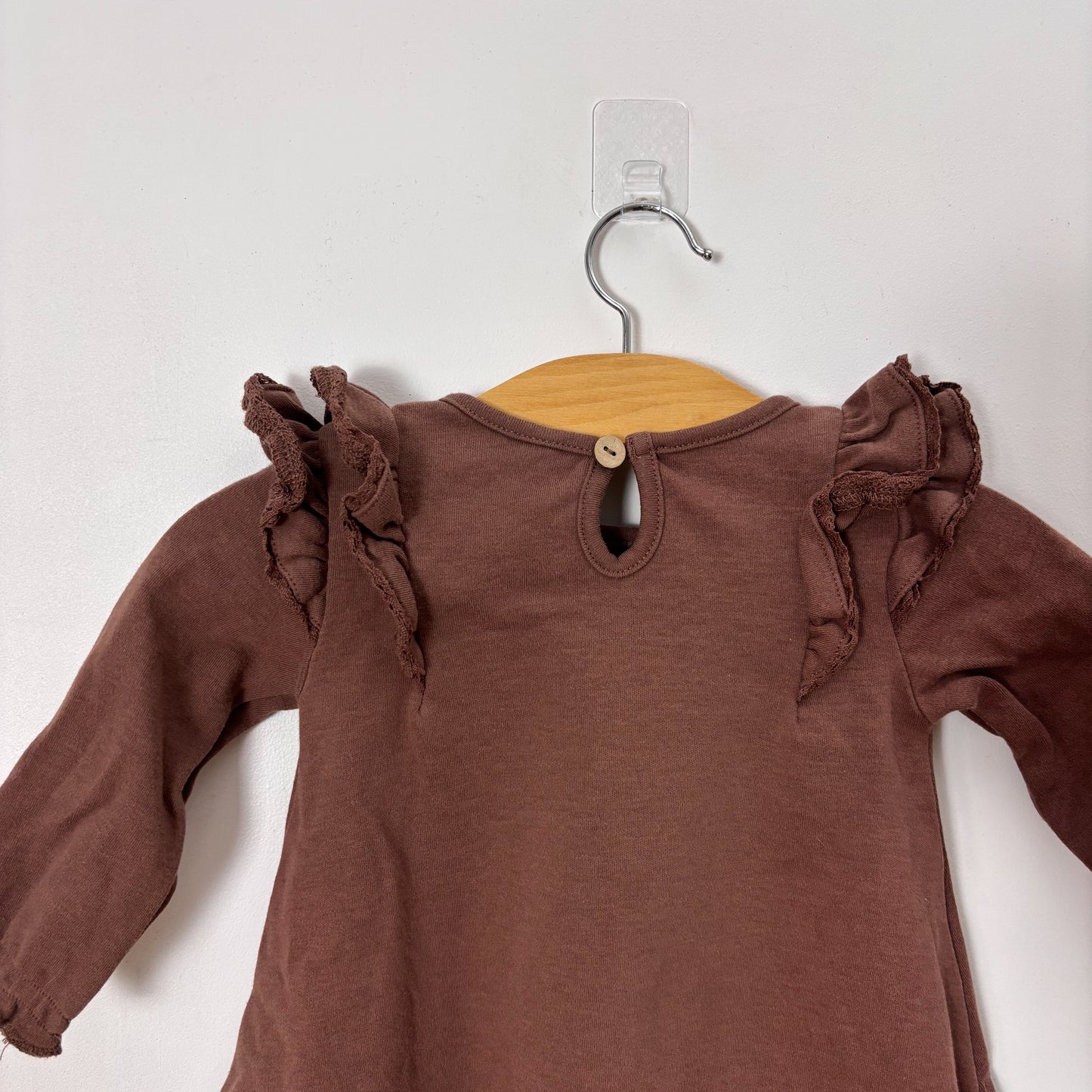 Brown Organic Cotton Dress (3-6M)