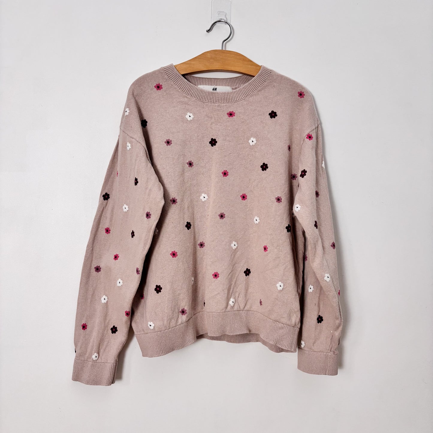 Flower Print Thin Sweater (8-10Y)