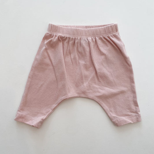 Pink Cotton Pants (0-3M)