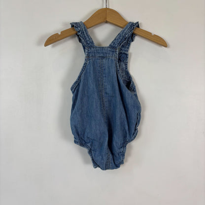 Denim Romper (3-6M)