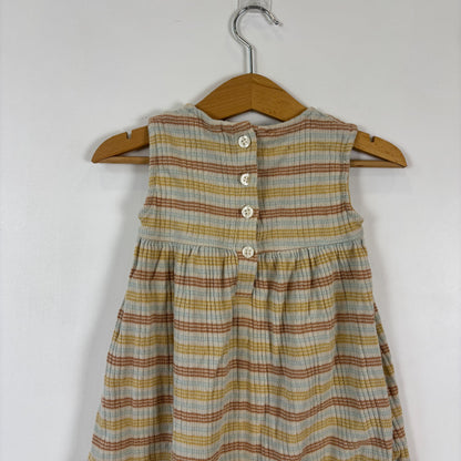 Striped Ribbed Dress (12-18M)
