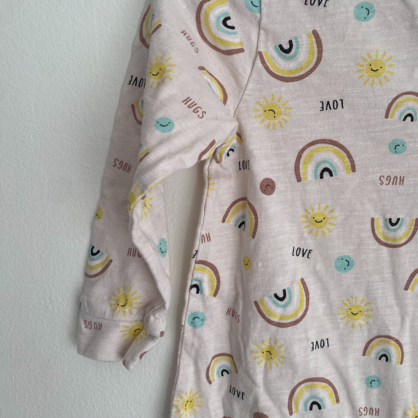 Sun + Rainbow Print Romper (18-24M)