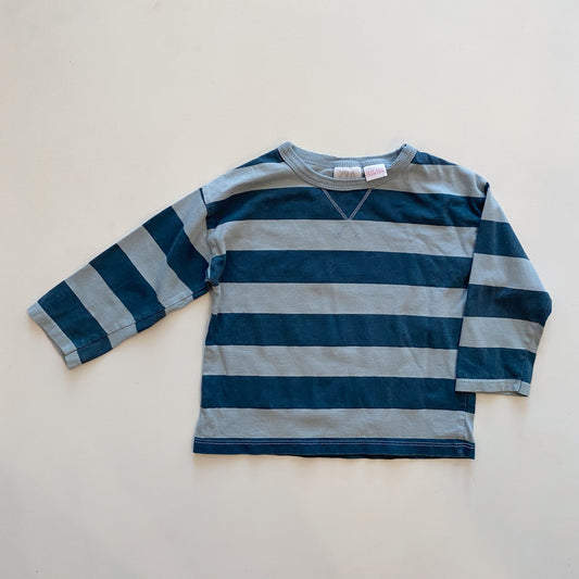 Blue + Teal Long Sleeve Shirt (18M)