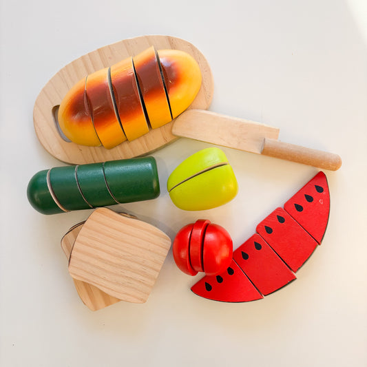 Wooden Cut-Apart Food