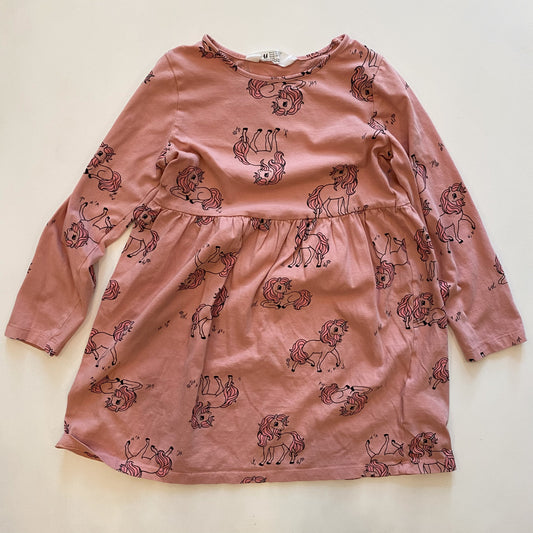 Pink Unicorn Dress (6X/7Y)